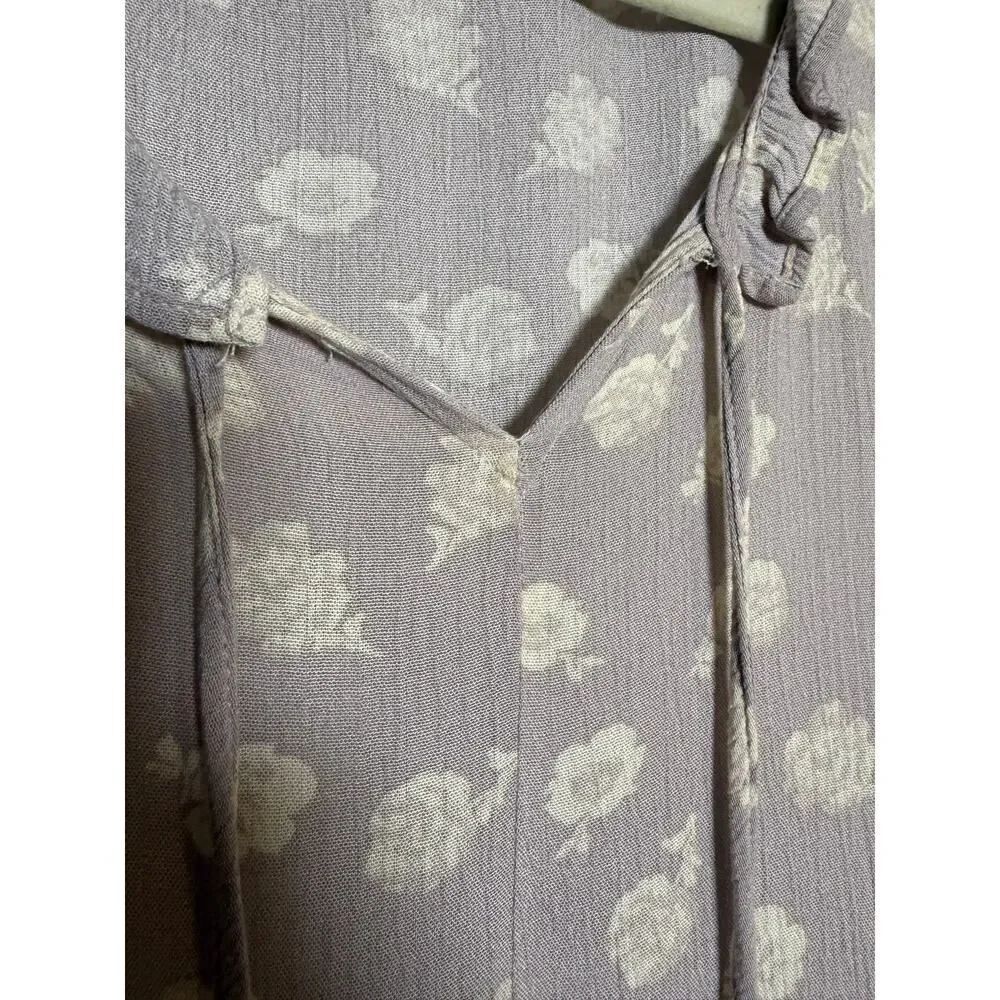 Calista Lavender Floral Maxi Dress Women's Sz. S - Picture 6 of 6